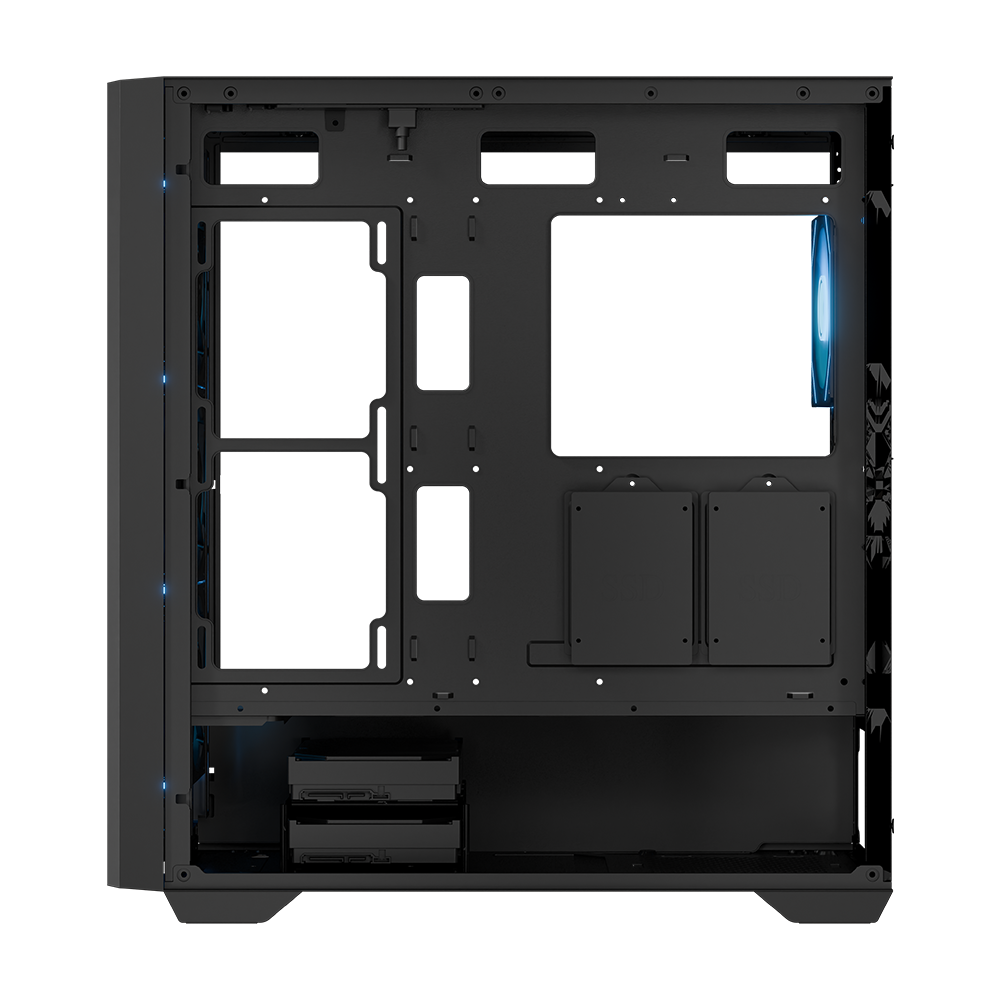 AQUA 360 4F Gaming Chassis - Black