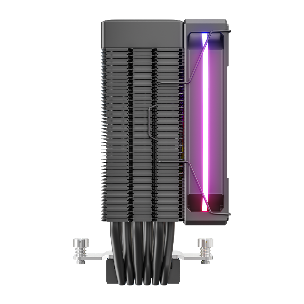 V6 Digital CPU Air Cooler with Temperature Display