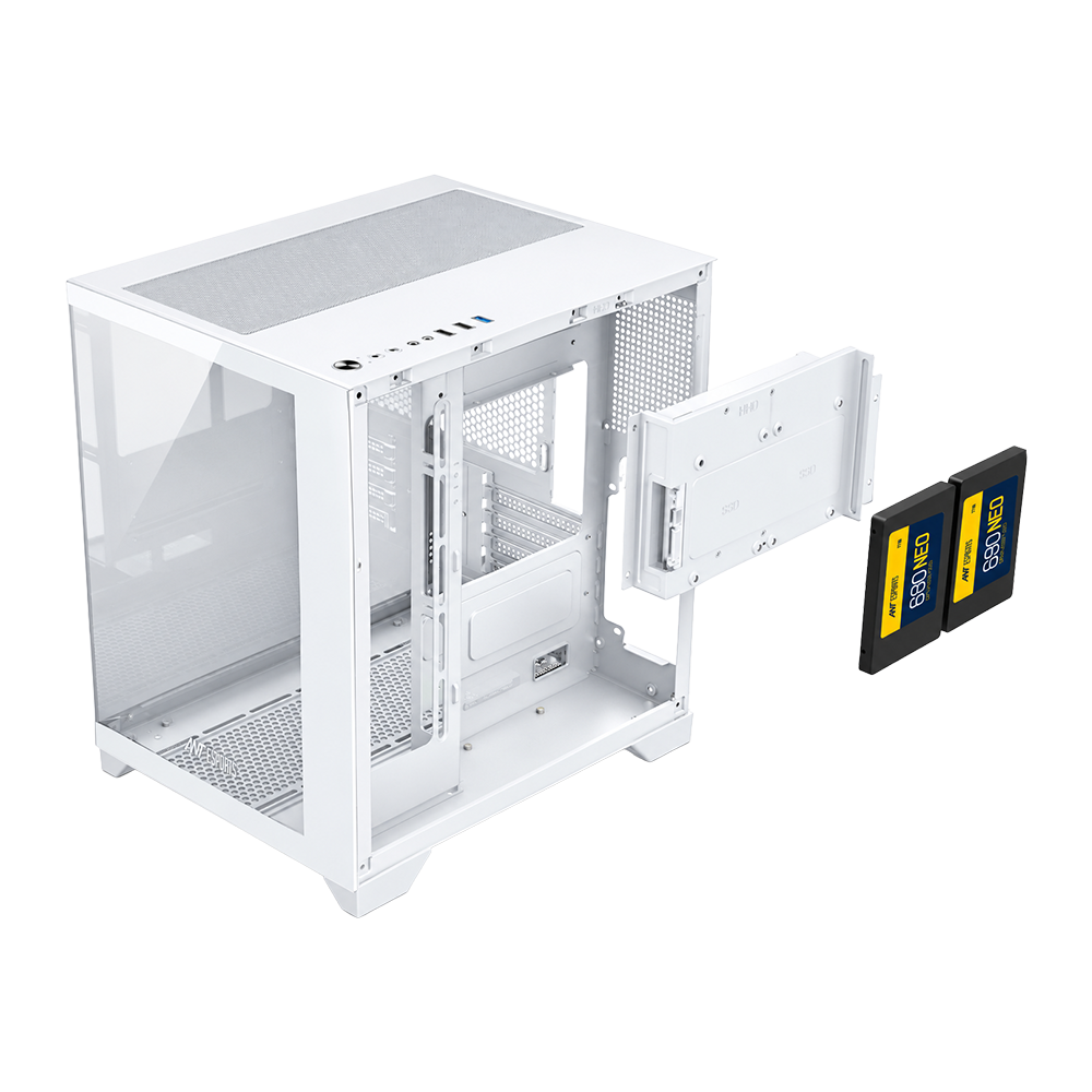 CRYSTAL Z2 Gaming Chassis White