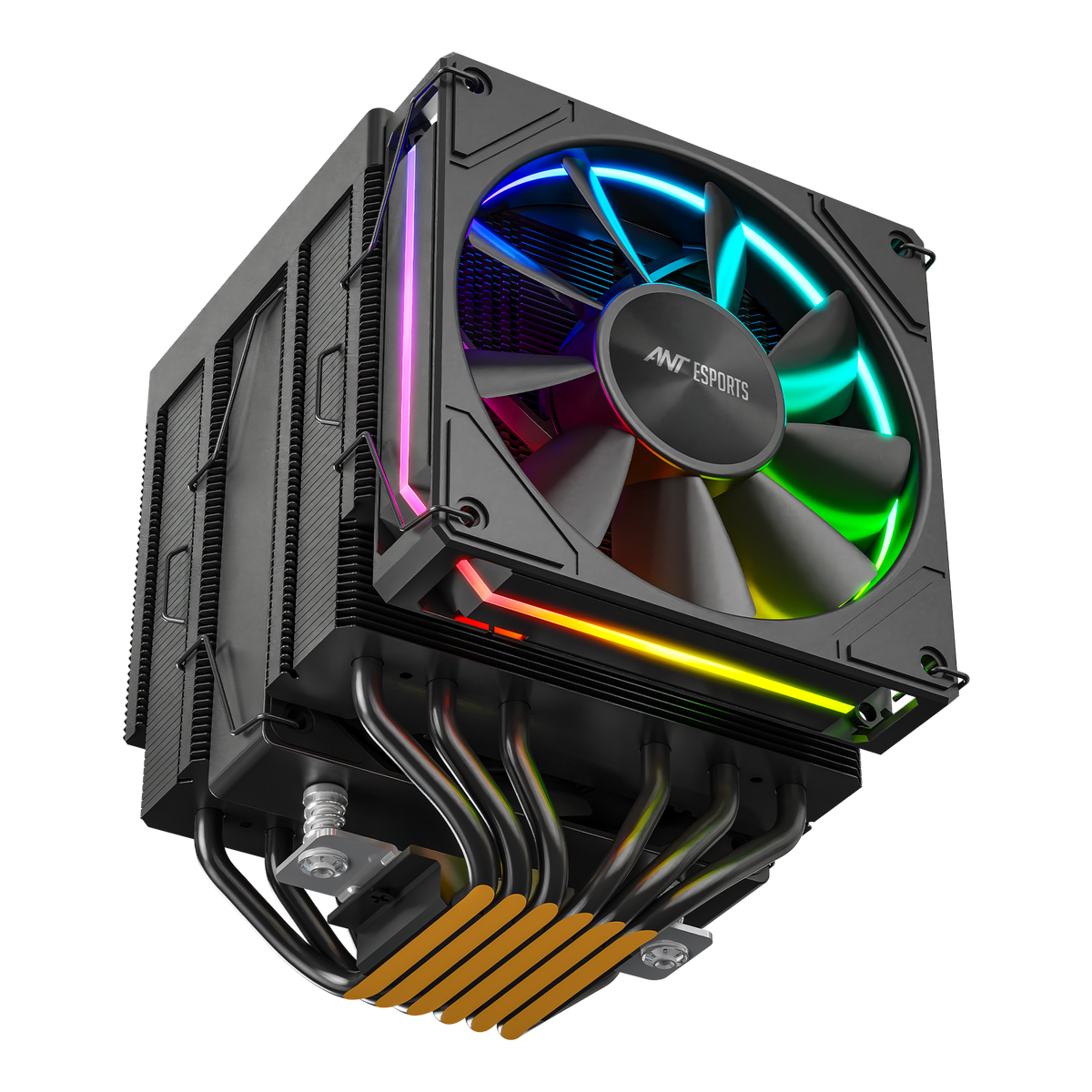 V8 Digital CPU Air Cooler with Temperature Display