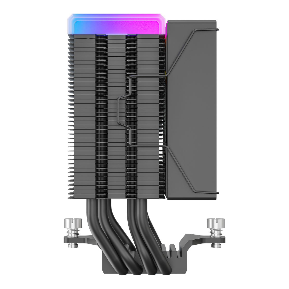 V4 Digital CPU Air Cooler with Temperature Display