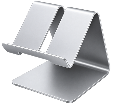 Riser 10 Aluminium Phone Stand for Desk - Silver