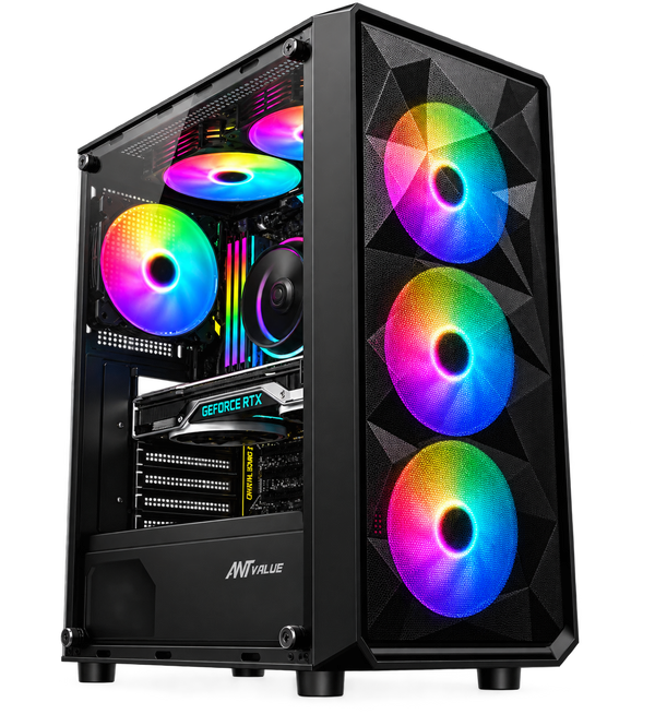 VM41  Gaming Cabinet Black