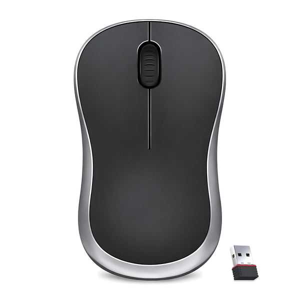 Value FKAPU03 Wireless Mouse - Black/Silver