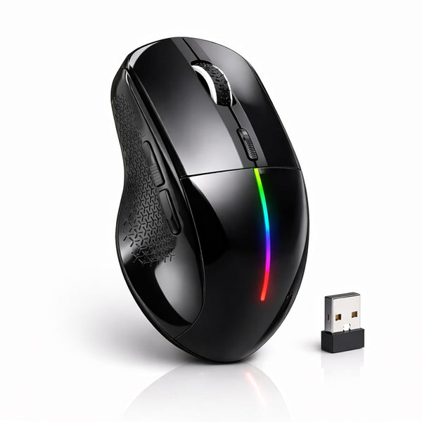Globe 50 Dual-Mode Wireless Mouse - 3200 DPI, Black