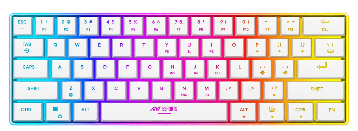 MK1500 Mini 60% Pro RGB Wireless Gaming Keyboard