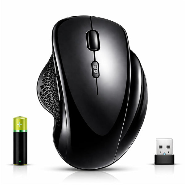Globe 35 Wireless Mouse 6D Buttons - Black