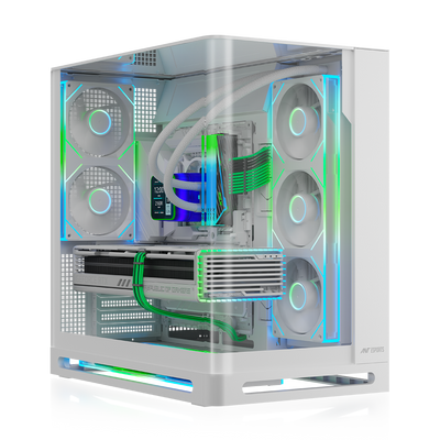 Crystal Arc Pro Gaming Chassis White