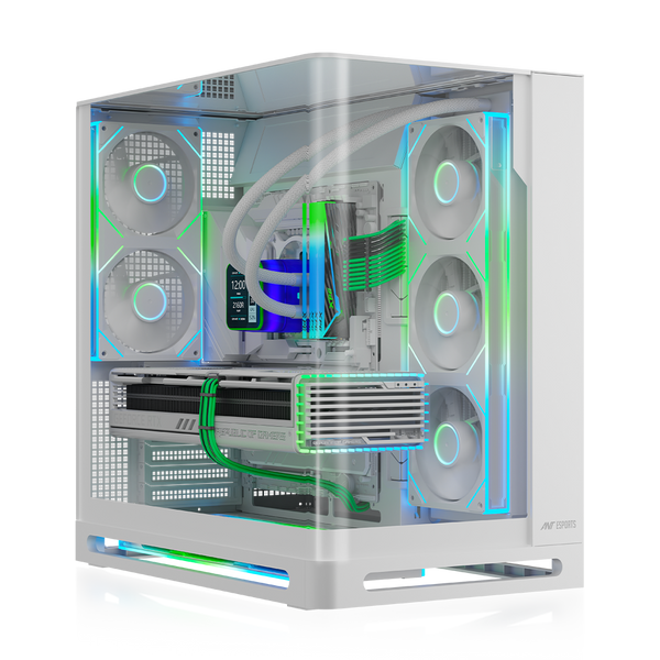 Crystal Arc Pro Gaming Chassis White