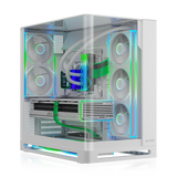 Crystal Arc Pro Gaming Chassis White