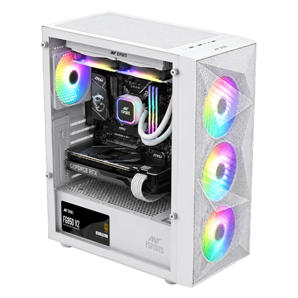 Elite 1200 Gaming Chassis White