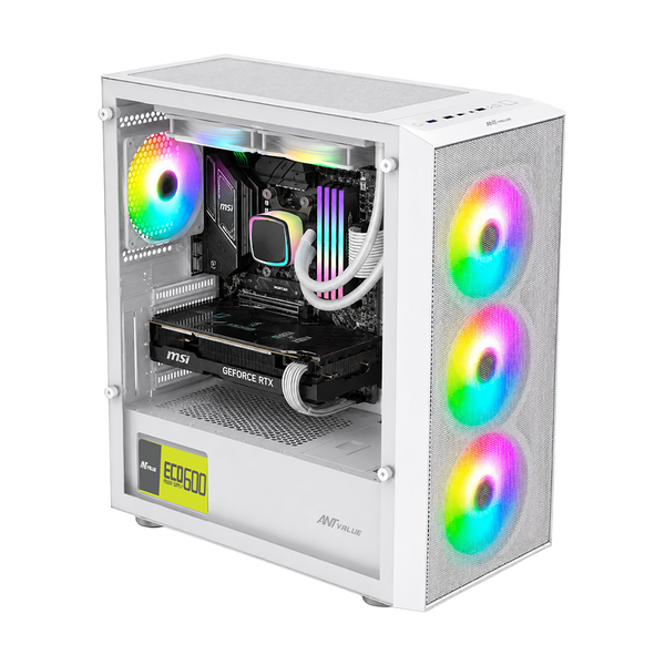 VM40 Gaming Cabinet White