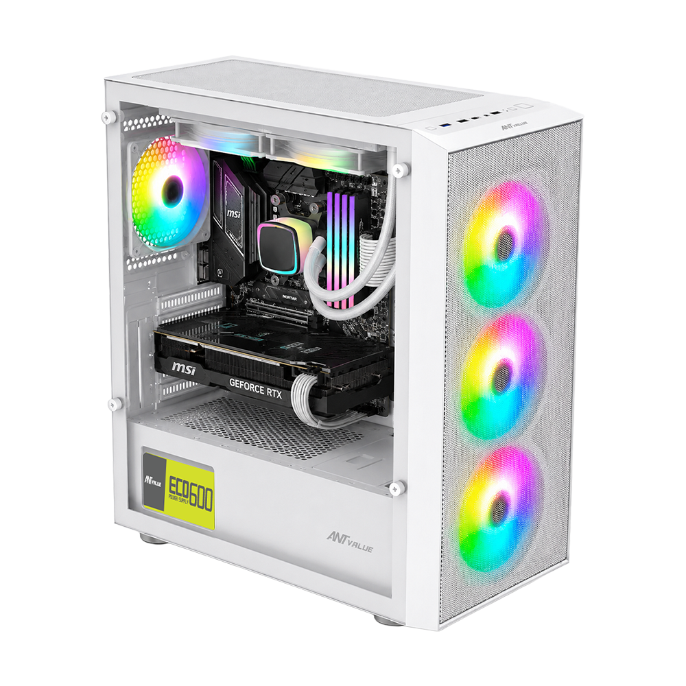 VM40 Gaming Cabinet White