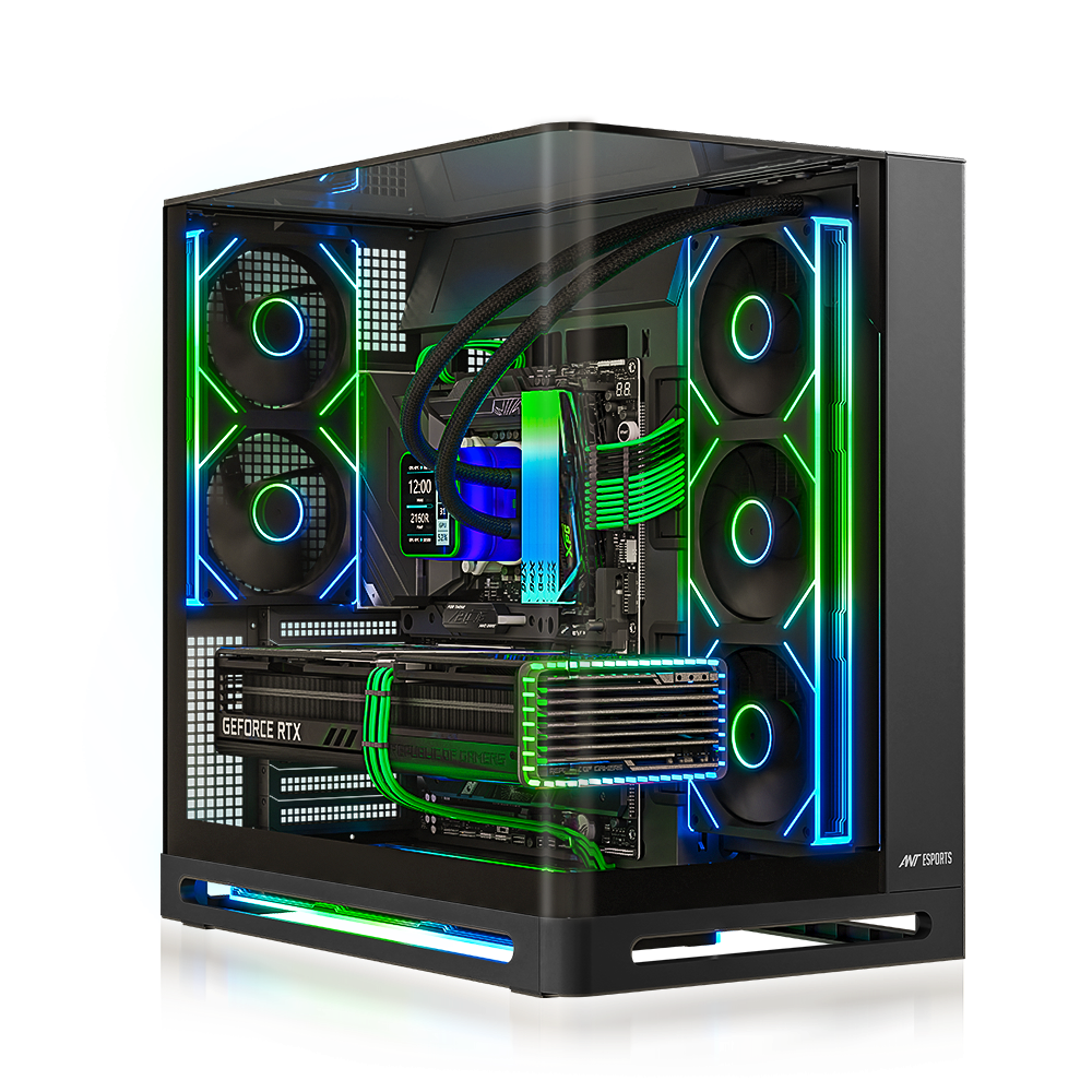 Crystal Arc Pro Gaming Chassis Black