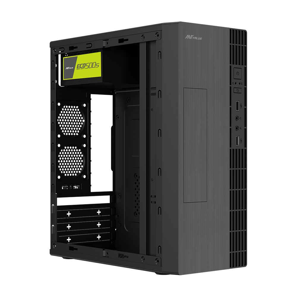 VM7P Office Cabinet With ECO 500s Power Supply - Black