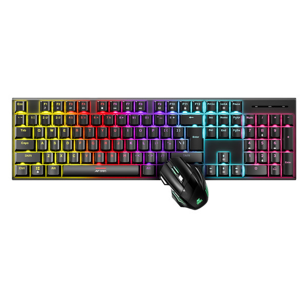 Thunder 30 Wired Mechanical Keyboard & Mouse Gaming Combo (Red Switches) - Black