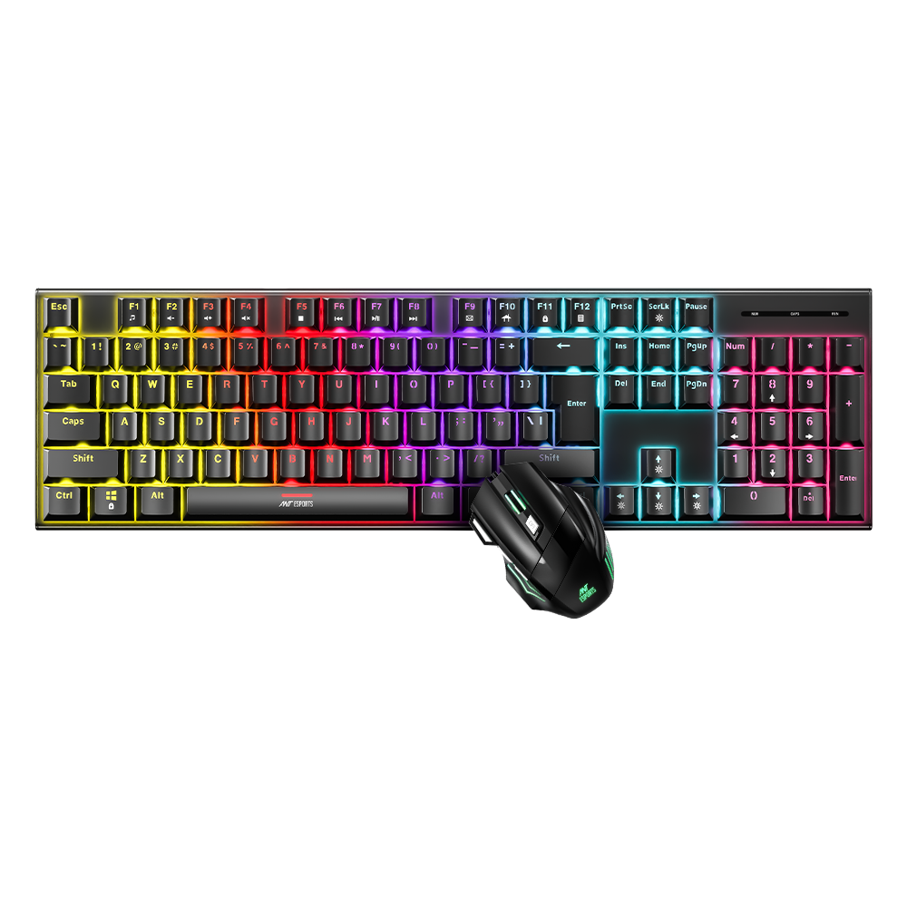 Thunder 30 Wired Mechanical Keyboard & Mouse Gaming Combo (Red Switches) - Black