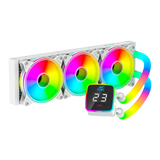 ICEGLOW-360 ARGB  COOLER WITH ARGB TUBE - WHITE