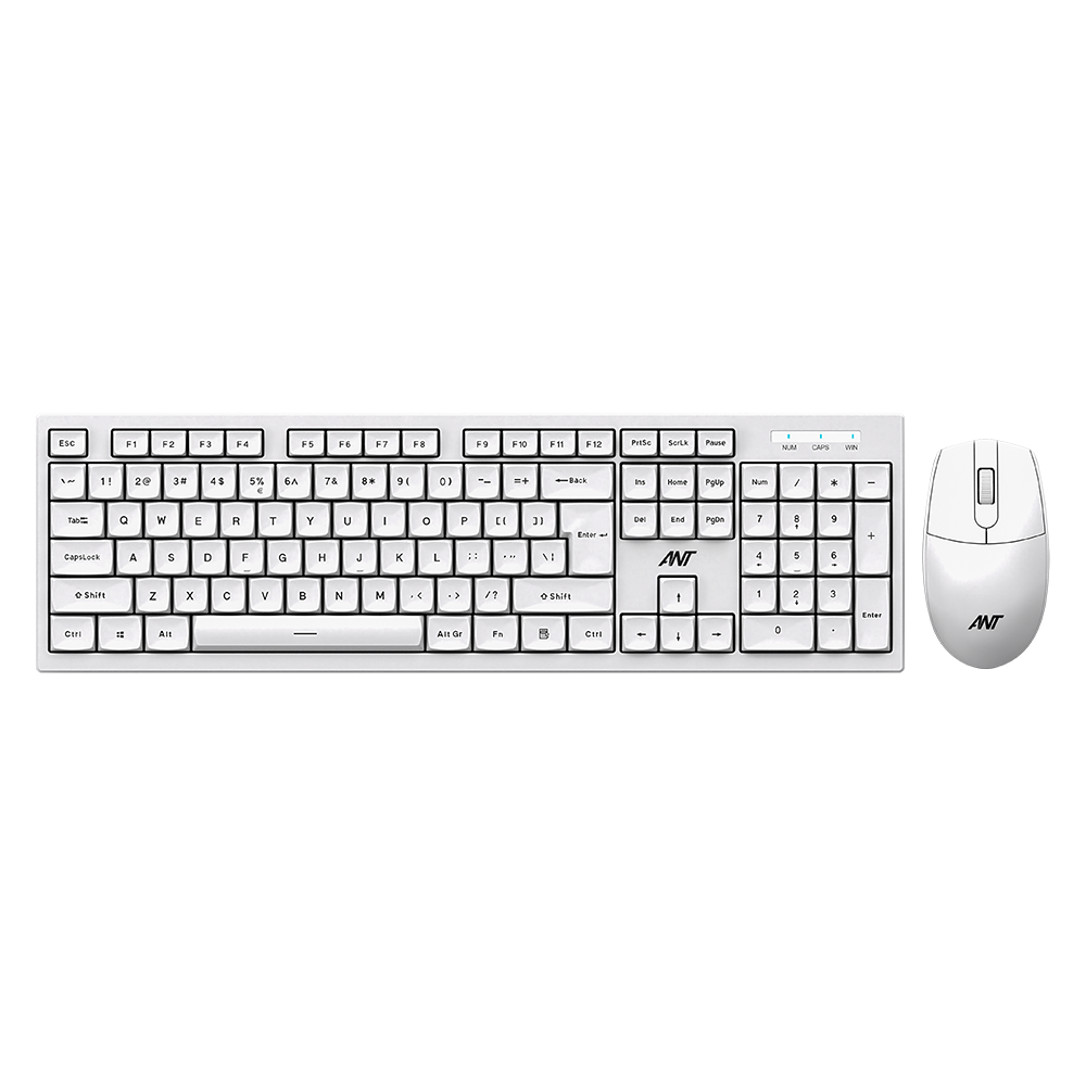 Master 10 Full Size Wired Keyboard and Mouse Combo - Black