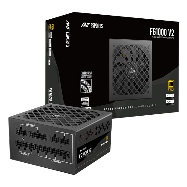 FG1000 Gold V2 80 Plus Gold Full Modular Power Supply Unit