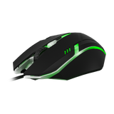 GM46 Wired Optical Gaming Mouse - Black