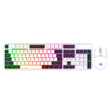 KM545 Wired Gaming Keyboard and Gaming Mouse Combo White