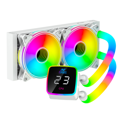 ICEGLOW-240 ARGB ARGB COOLER WITH ARGB TUBE - White