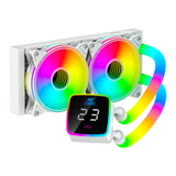 ICEGLOW-240 ARGB ARGB COOLER WITH ARGB TUBE - White