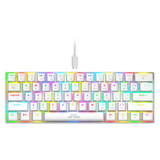 MK1350 Mini Wired Mechanical Gaming Keyboard - White