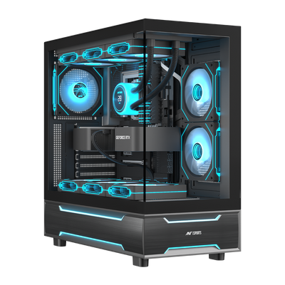 Crystal X6 Pro Gaming Chassis - Black