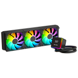 IceStorm 360 ARGB Liquid Cooler With Digital Temperature Display - Black