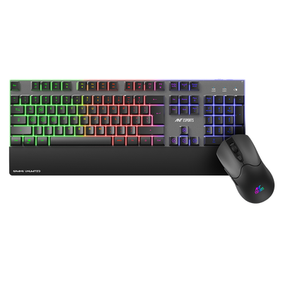 KM550 Pro Wireless Gaming Keyboard & Mouse combo - Black