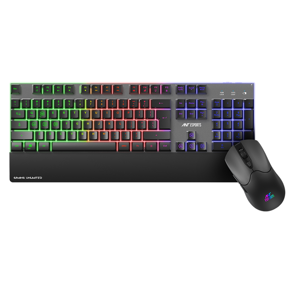 KM550 Pro Wireless Gaming Keyboard & Mouse combo - Black