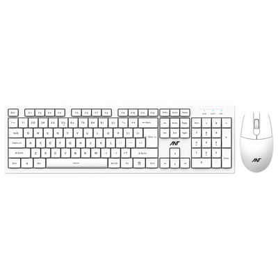 Matrix 15 Wired Combo Keyboard & Mouse - White