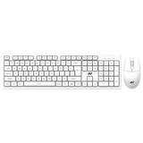Matrix 15 Wired Combo Keyboard & Mouse - White
