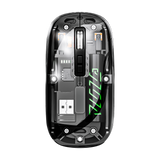 OM140 PRO Wireless Mouse - Black & Transparent