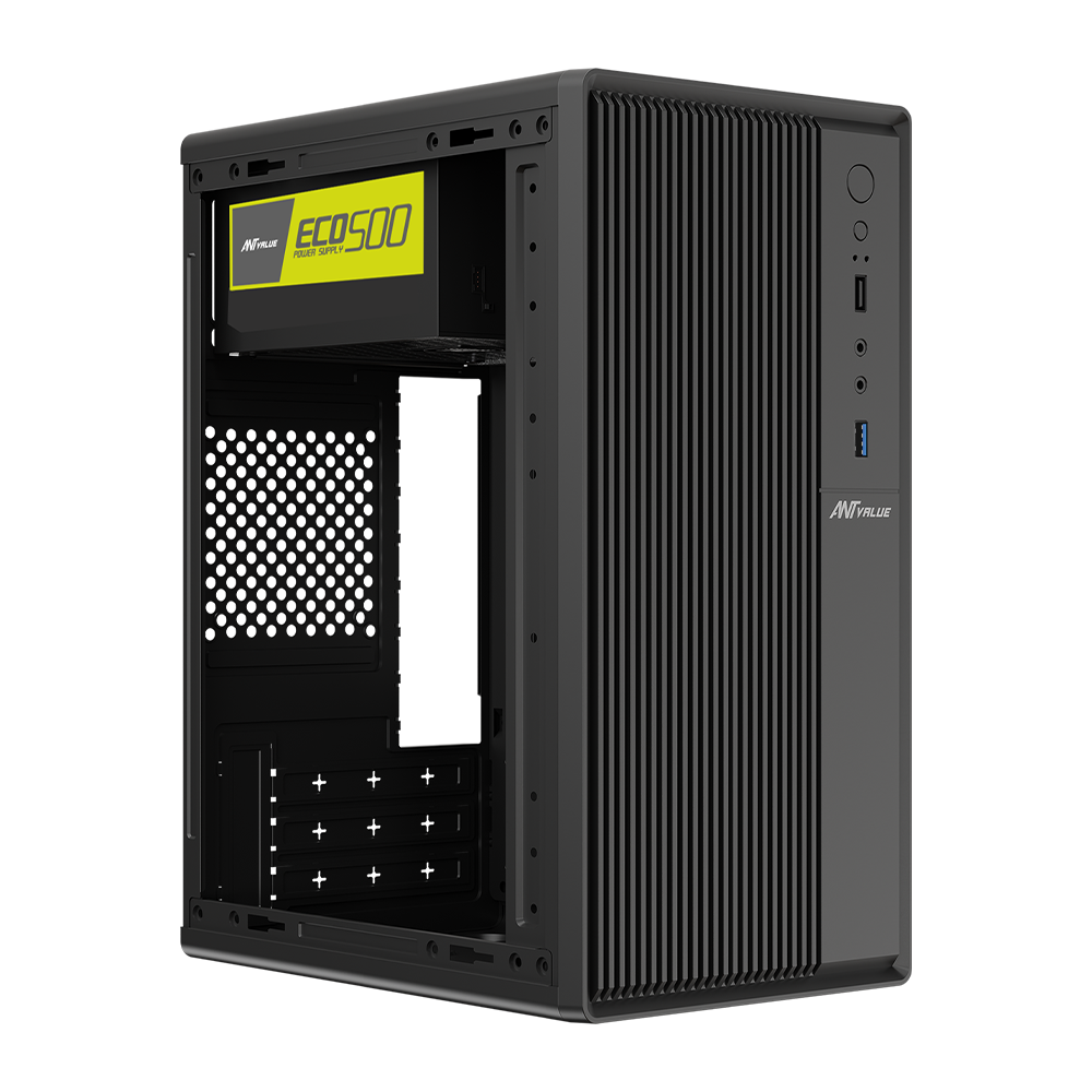 VM3P Office Cabinet With ECO 500 Power Supply - Black
