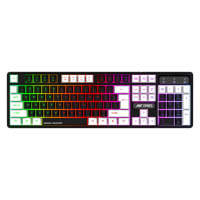 MK1450 RGB Membrane Wired Blacklit Gaming Keyboard - Black