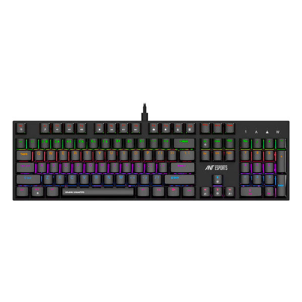 MK3200 V2 Mechanical Gaming Keyboard Multicolor LED Backlit Wired - Black