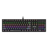 MK3200 V2 Mechanical Gaming Keyboard Multicolor LED Backlit Wired - Black