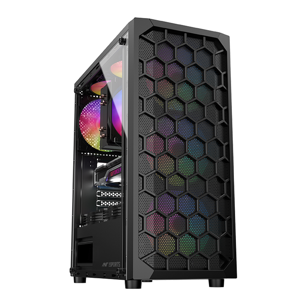 Elite 1120 Gaming Chassis Black ARGB