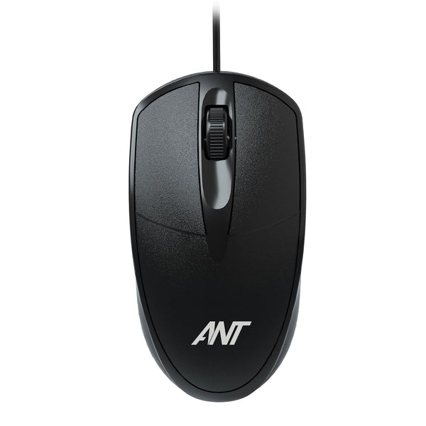 Globe 10 Wired Optical Mouse - Black