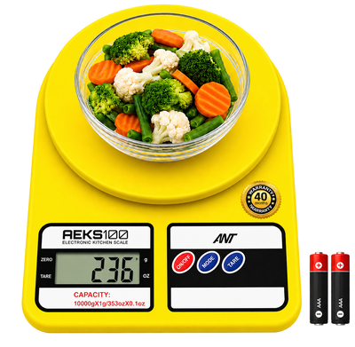 AEKS100 Electronic Kitchen Scale - Yellow