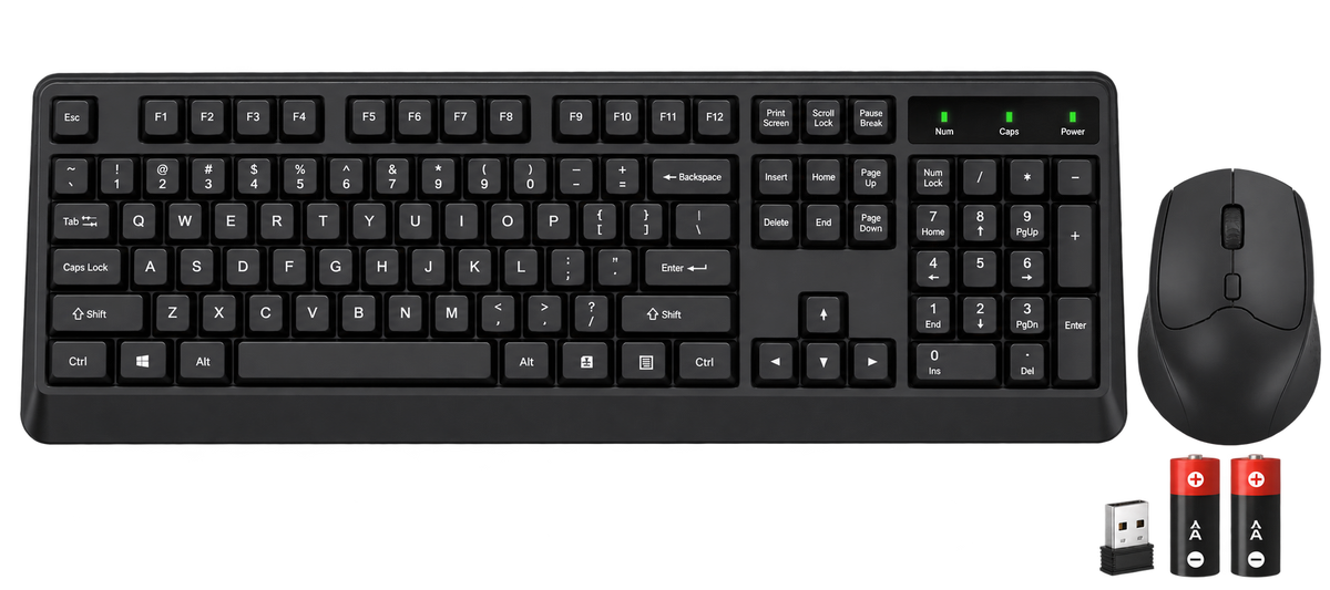 MASTER35 Wireless Keyboard & Mouse Combo