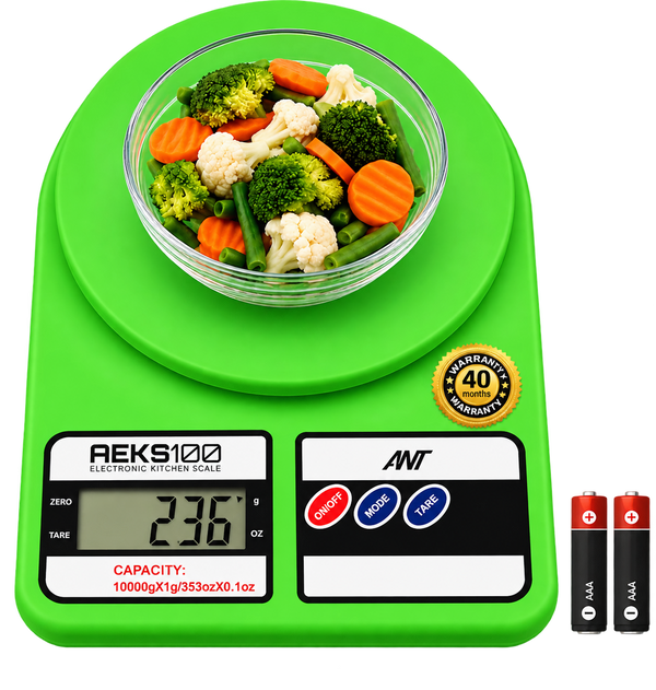 AEKS100 Electronic Kitchen Scale - Green