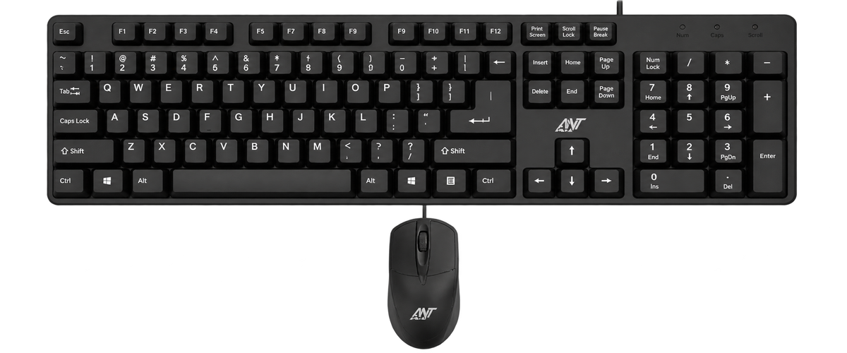 Value FKBRI02 Wired Keyboard & Mouse Combo - Full Size