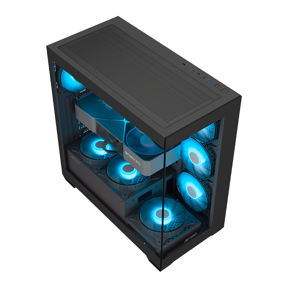Crystal X7 Gaming Chassis -Black