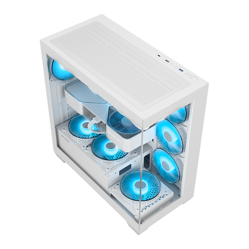 Crystal X7 Gaming Chassis -White