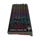 MK1850 Mechanical Blacklit Gaming Keyboard with Blue Switches Black