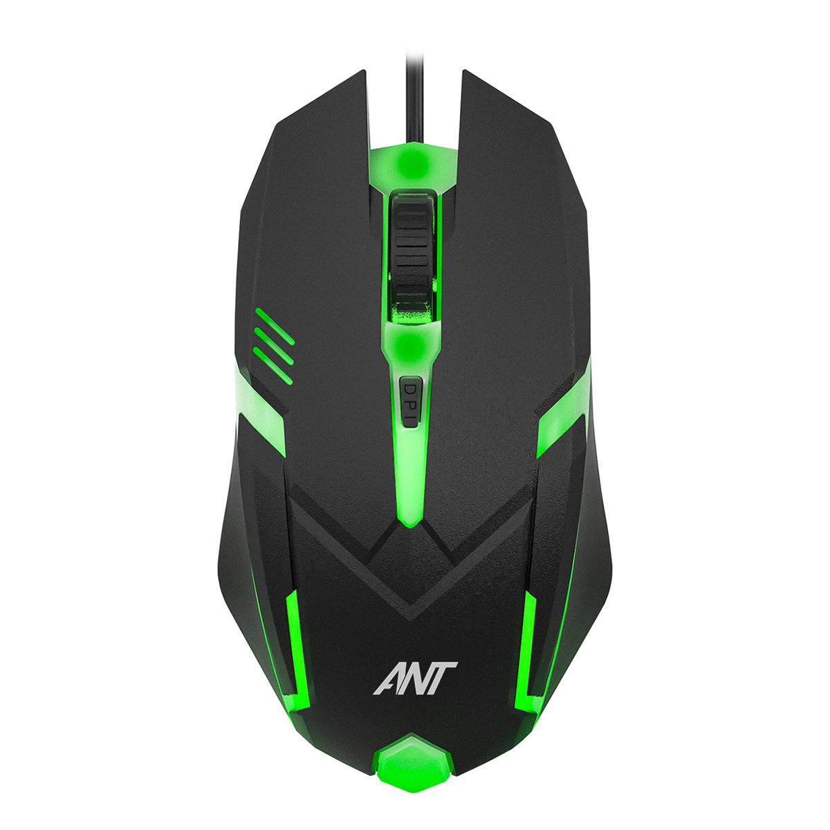 GM46 Wired Optical Gaming Mouse - Black